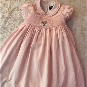 Ralph Lauren light pink dress size 18 months
